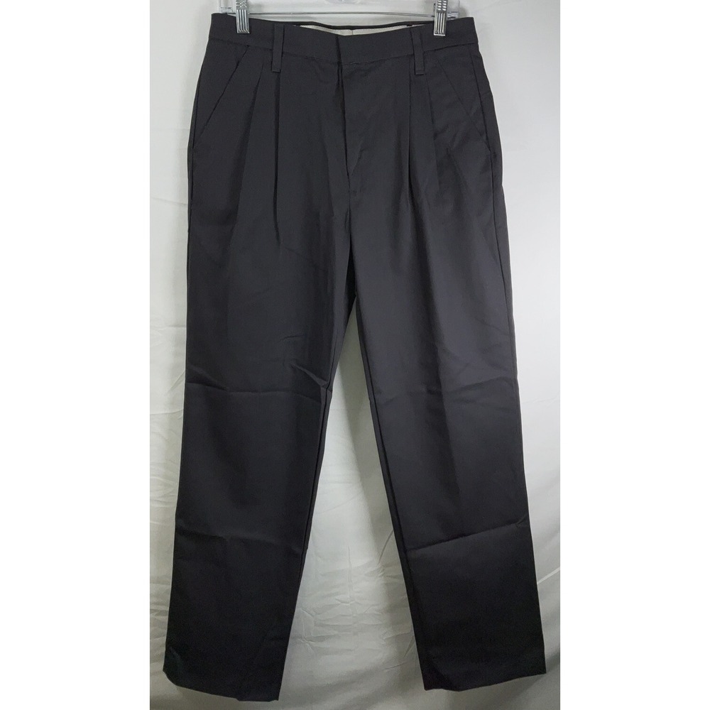 NWOT Men's Red Kap Gray Pleated Front Industrial Work‎ Pants YKK Zip 30" X 32"